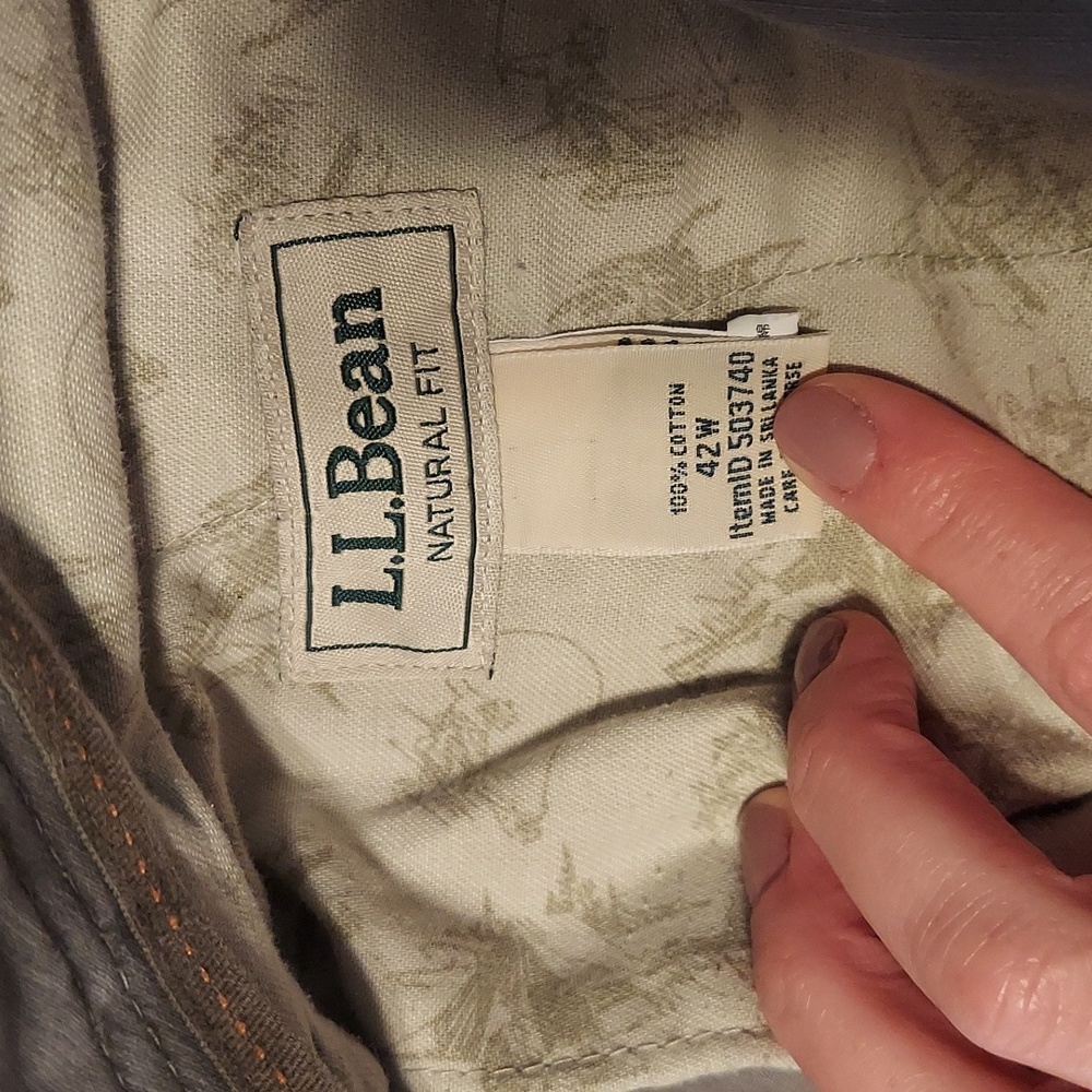 Mens LLBean cargo shorts - Picture 6 of 6